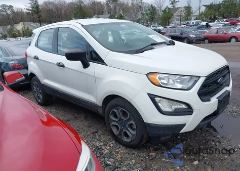 2019 Ford Ecosport S из США, поврежденный, VIN MAJ3S2FE0KC306760